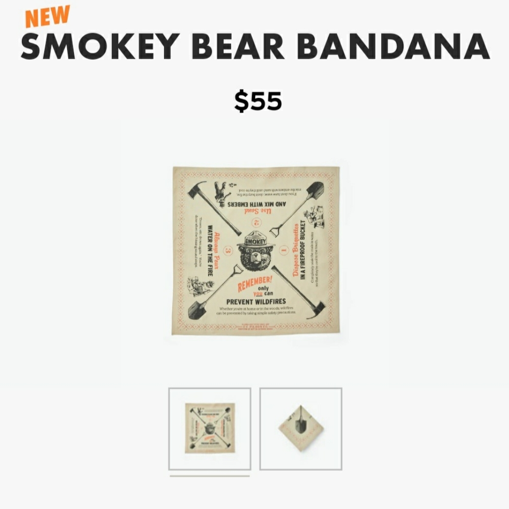 Smokey Bear Bandana